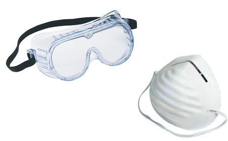 goggles and mask