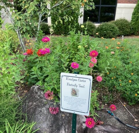 The JPL's garden is now a part of the Rosaland Carter Butterfly Trail